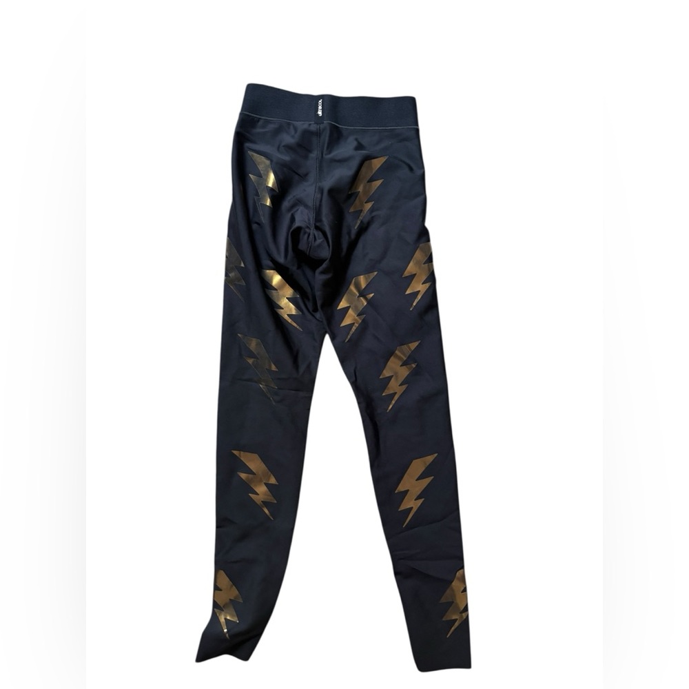 Ultracor Silk Bolt Legging Women's XS Nero Iridescent Gold Black Gym Yoga NICE✅ - Picture 3 of 5